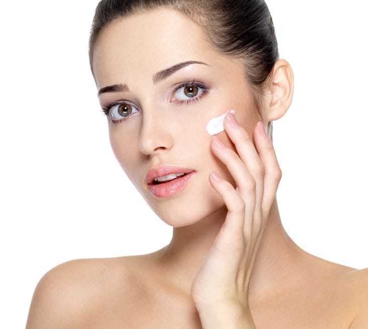 Beauty Frau in Kosmetik Behandlung Beauty Frau in Kosmetik Behandlung